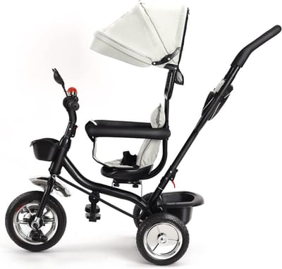 Kinderdriewieler - Babyfiets Uitbreidbaar - Veilig Buiten Spelen - Groei Mee Met Kind - 75 x 46 x 106 cm