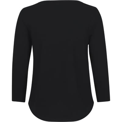 Dames-T-shirt met 3/4 mouwen Neutral