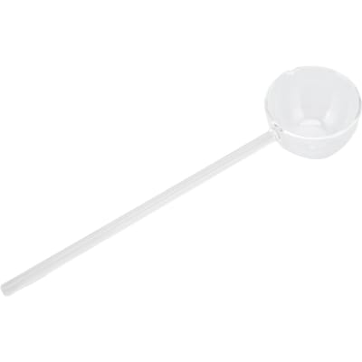 Glazen Roerlepel Hoge Temperatuurbestendigheid Eenvoudig 100ML Menglepel Koffie Theelepel voor transparant
