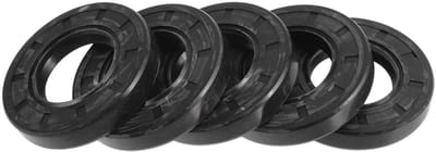 Dubbele Lip Olieafdichting met Roterende Veerstalen Afdichtingsring 38x70x12mm - Rubber NBR voor Hoge Druk, 5 Stuks, Ideaal voor Machines en Voertuigen