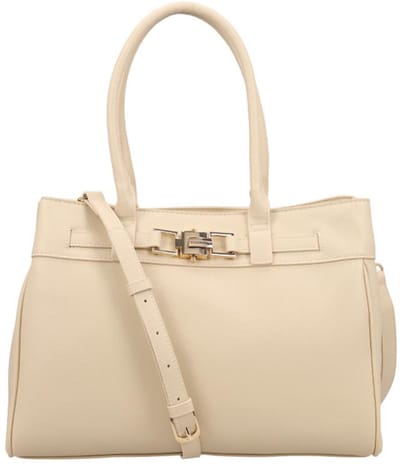 Valentino Bags Alina Re Grote Schoudertas Dames - Imitatieleer - Beige