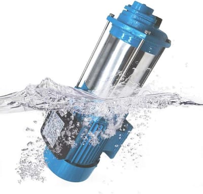 Cirkelpomp Jetpomp - Waterpomp Irrigatiepomp - Tuinirrigatie Huishouden - Roestvrij Staal Gietijzer - 3000 l/uur 110 m - Zilver