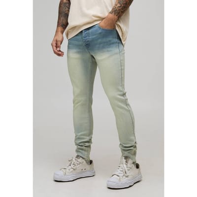 Skinny Stretch Fit gewassen jeans | Stonewash | Size 30R