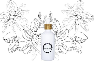 Amandelolie - glazen pipet flesje 50ml (navulbaar en plasticvrij verpakt) - vegan - dierproefvrij en zonder chemische toevoegingen - amandel huidolie