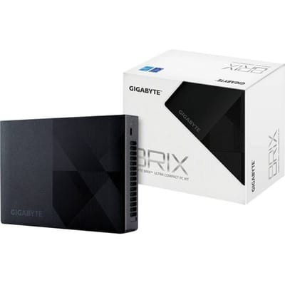Gigabyte BRIX GB-BNIP-N200 (rev. 1.0) - Barebone - Intel N200 3.7 GHz - Intel UHD Graphics
