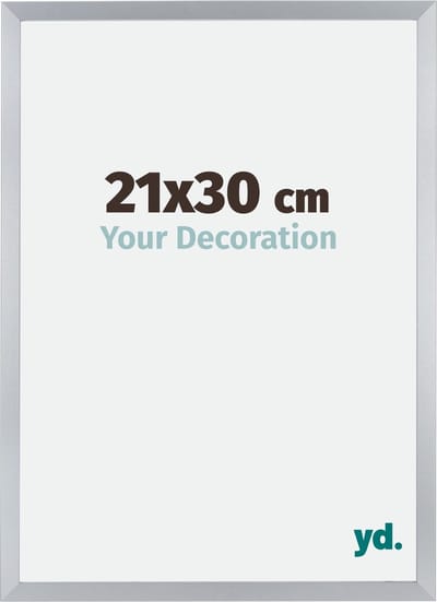 Your Decoration - Fotolijst 21x30 cm - MDF - Zilver Glans - Catania