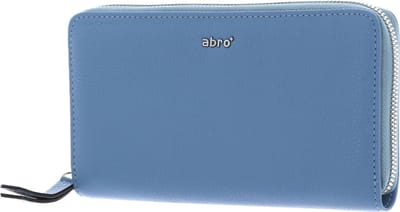 abro Portemonnee Leather Dalia Long Wallet Dreamblue Blauw