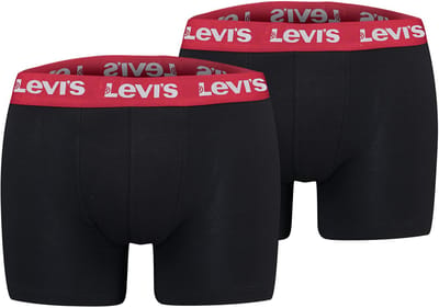 Levi's - Basic Boxer 2-pack - 701236091 - 006 Black Red