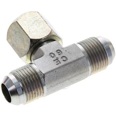 JIC T-koppeling UNF 7/8''-14 Buitendraad x Binnendraad Staal 350 bar (4917.5psi)