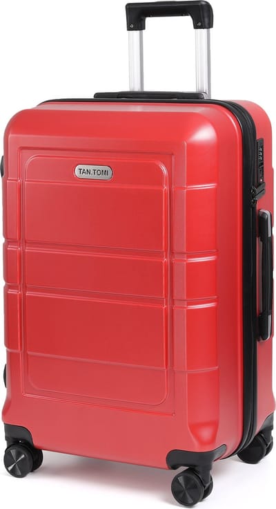 TAN.TOMI Reiskoffer 65L - Harde Koffer - Handbagage & Ruimbagage - Trolley Koffer met 4 Wielen en Cijferslot - Lichtgewicht & Stevig