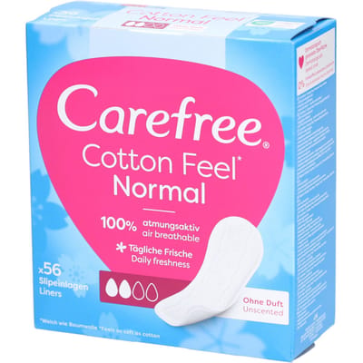 Carefree Cotton Feel Small / Medium 56 stuks
