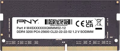 PNY Performance - DDR4 - module - 8 GB - SO-DIMM 260-pin / PC4-25600 - unbuffered