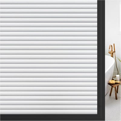 Raamfolies - zonwering - raamfolie zonwerend - raamfolie anti inkijk - plakfolie - anti-inkijk en zonwerend - verwijderbare isolerende raamprivacyfolie voor badkamer en deurglas - 45x200cm