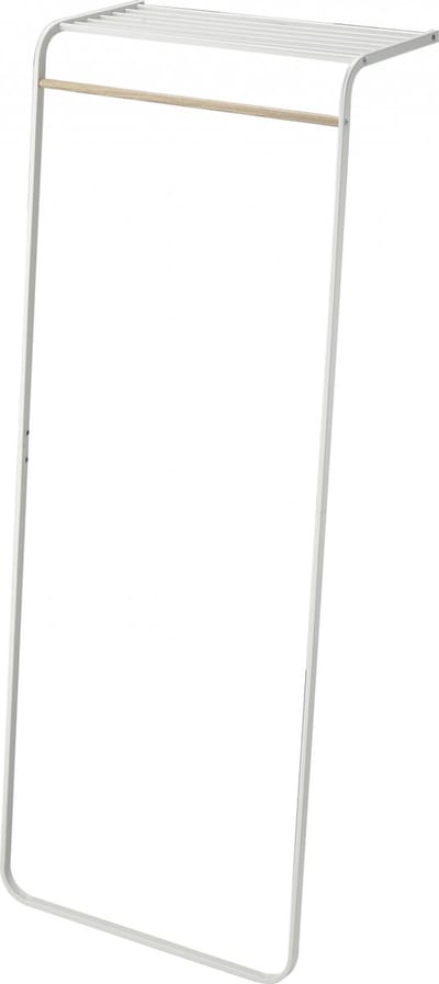 Yamazaki Leunend Kledingrek met Plank - Tower - Wit