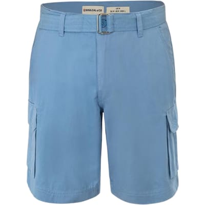 SoulCal Cargo-shorts voor heren met gewassen look (Blauw)