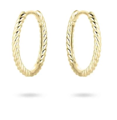 14 Karaat Gouden Klapoorringen | Ø15 mm | Geschikt voor Tweede Oorgaatje | Subtiele Look | Jonline