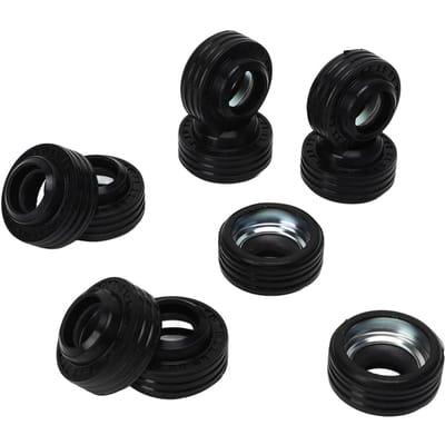 10 STUKS AC Compressor Asafdichtingsset Rubber Zwart Cirkelvormig AC Compressor Oliekeerring Geschikt voor 10S AC Compressor black