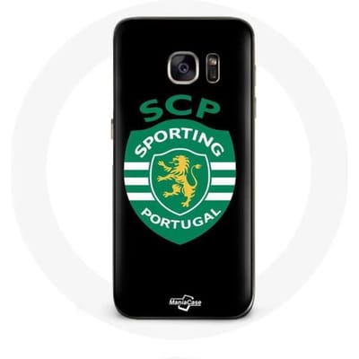 Samsung Galaxy S6 hoesje scp sportief portugal zwarte achtergrond