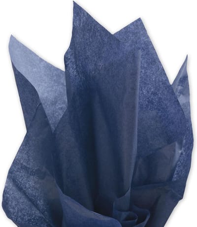Zijdepapier DonkerBlauw - 50 x 75 cm - 17 gr - 240 vel Vloeipapier Navy Blue