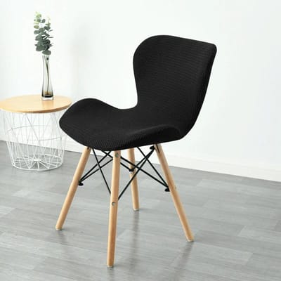 1 stuks Polar Fleece Gebogen Stoelhoes Stretch Spandex Ant Kleine Stoelhoezen Passen Bar Kruk Zitting Slipcovers voor Woonkamer Keuken 1Pc Chair Cover
