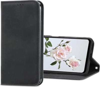 Geschikt voor Google Pixel 9 - Portemonnee - Lederen Folio Book Case Hoesje - Zwart