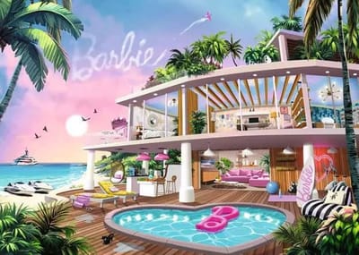 Ravensburger Barbie legpuzzel 1000 stukjes - kleurrijke puzzel voor volwassenen.