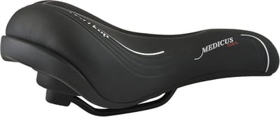 Comfortabel fietszadel met 3 zitcomfortzones en gelvering voor dames en heren - ideaal voor MTB, trekking en stadsfietsen