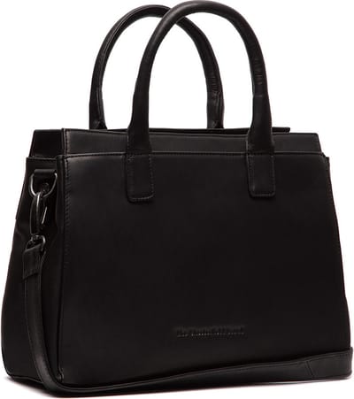 Chesterfield Garda Waxed Pull Up Schoudertas - Zwart