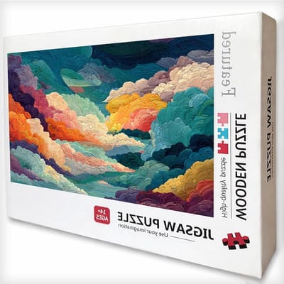 Houten Kleurpuzzel - Legpuzzel Volwassenen - Ontspannende Vrijetijd - Gedetailleerd Kleurmotief - 156 x 105 cm - Multicolor