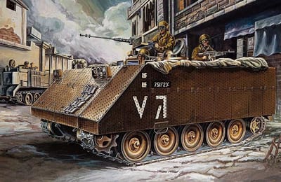 Academy Modelbouwpakket Militaire voertuigen - 13557 I.D.F. M113 pantserpersoneelsvoertuig ZELDA Plastic - 1:35 - Modelbouw