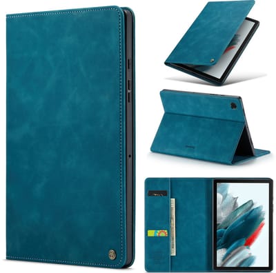 Casemania Hoes Geschikt voor Samsung Galaxy Tab Active5 Pro - Emerald Green - Luxe Book Cover met Pasjeshouder en Standaardfunctie