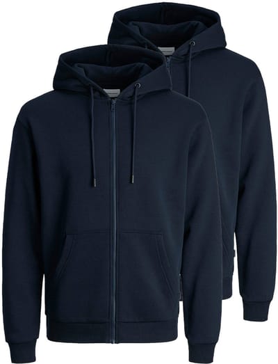 Jack & Jones Heren hoddie 2 pack Bradley