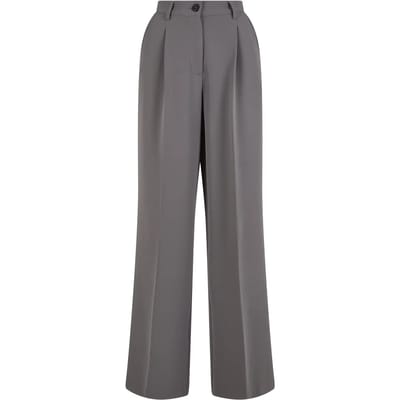 Urban Classics - Wide Leg Wijde broek - Taille, 28 inch - Grijs