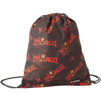 LEGO Ninjago Gymsack, voor een jongen, Zwart, Tassen, maat: One size