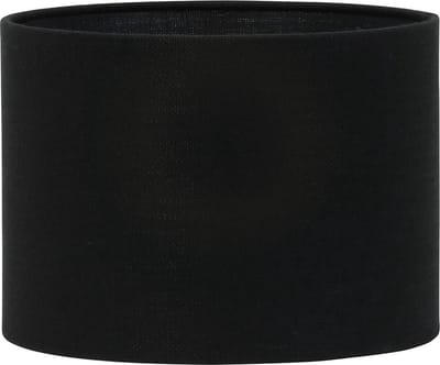 Light & Living Cilinder Lampenkap Livigno - Zwart - Ø30x21cm - voor Tafellampen, Hanglampen