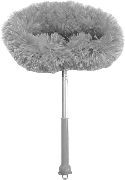 Plafondventilator Reiniger - Lange Stoffer - Hoog Stof Verwijderen - Verstelbare Lengte - Tot 115 cm - Grijs