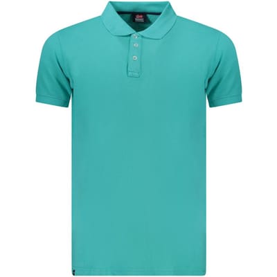Noorwegen 1963 Azzurro Katoenen Heren Polo