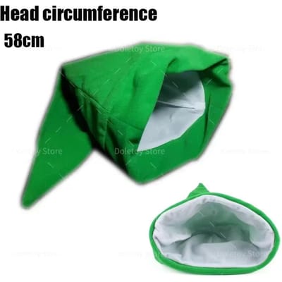 The Legend of Zelda Bokoblin Cosplay Hoofddeksel Pluche Groene Link Hoed Zelda Schild Lizalfos Lynel Helm Nek Kostuum Accessoires Cadeau green