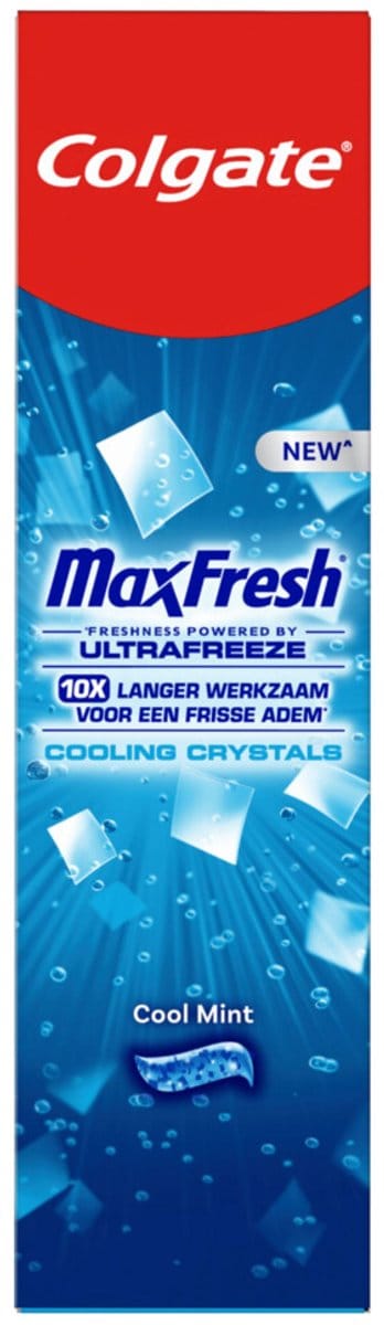 Colgate Max Fresh Cooling Crystals Tandpasta - 12 x 75ml - Frisse adem - Voordeelverpakking