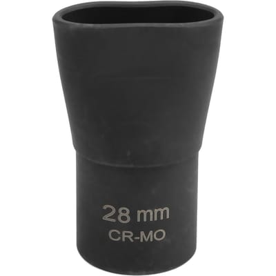 Cric ciseaux 12 pouces à entraînement rapide, adaptateur robuste et résistant à l'usure, haute performance pour crics 28 mm 1,1 pouce black