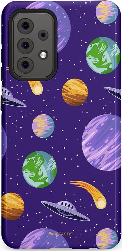 Casetastic Hoesje Geschikt voor Samsung A52 (4G/5G/s) - Stijlvolle Beschermende Duo-layer Case - Ufo verkeer