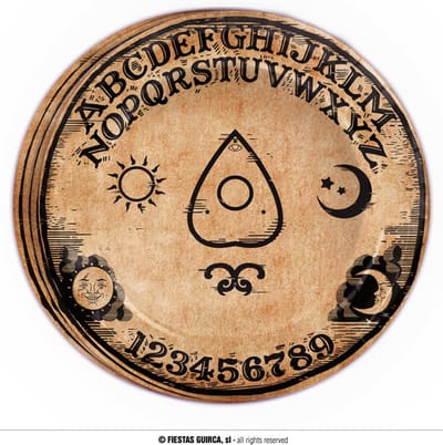 FIESTAS GUIRCA, S.L. - 8 Ouija papieren bordjes 23 cm