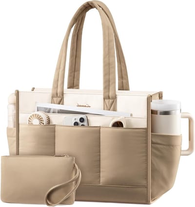 Stijlvolle Dames Handtas, Grote Shopper en Laptop Bag, Ideaal voor Werk, School en Dagelijks Gebruik