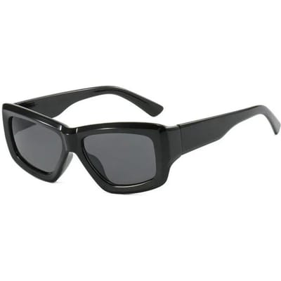 Koreaanse Mode Zonnebril Anti-UV Groot Montuur Polygonaal Zonnebril Retro Buiten Reizen Bril Uv400