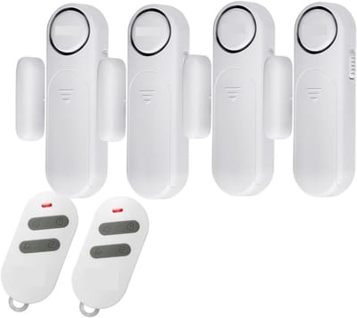 Alarm Systeem - Draadloos Alarm - Beveiliging Huis - 120DB Geluid - 300ft Bereik - Alarm Kit