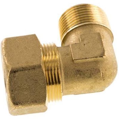 R 3/4'' Buitendraad x 22mm Messing L-Knelfitting 90 graden 54 Bar DIN EN 1254-2 - FL2E-MO-B-034R-22