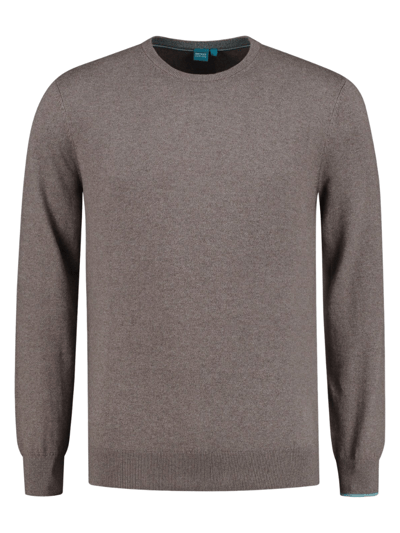 District Indigo Pullover Crewneck Brown   S