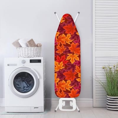 Universele Strijjkplankhoes Herfst Bladerenprint Zacht en Duurzaam