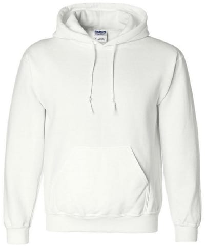 Gildan Zwaargewicht DryBlend Adult Unisex Hooded Sweatshirt Top / Hoodie (13 kleuren) (Wit)