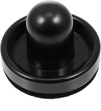 Air Hockey Vervanging - Puck en Duwers - Tafelspel Spelen - Speciaal Ontworpen - Mini Tafel Formaat - Zwart